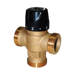 Термостатический смесительный клапан Hoobs, DN20, 35-60°С, Kvs 1.8