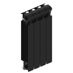 Радиатор биметаллический RIFAR Monolit 500-4 Ду 3/4 Антрацит